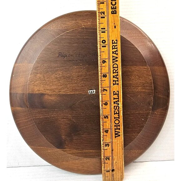 VintagePigeon Forge Pottery Wood & Ceramic Wall Plaque With Wheat Motif Design - Picture 9 of 10